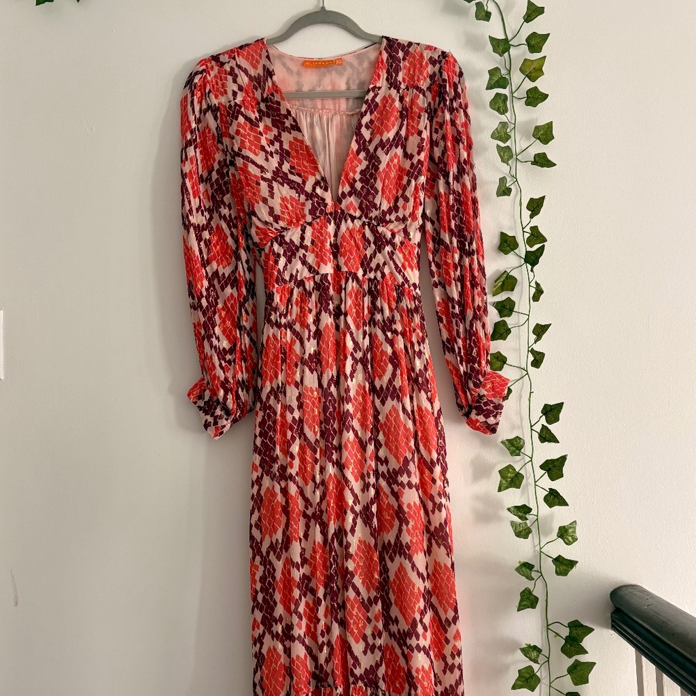 Oliphant Tie Back Maxi Dress